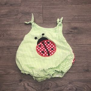 RicRac & Ruffles Ladybug Romper